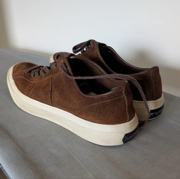Tom Ford Cambridge Chocolate Full Suede Sneakers